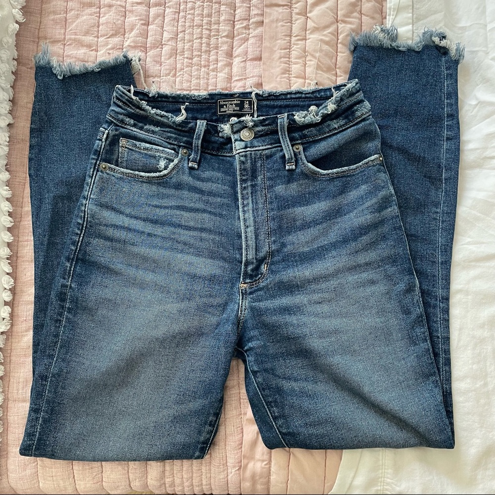Abercrombie Simone High Rise Ankle Jeans, Size 00